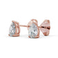 1.00CTW Pear Cut Three Claw Stud Earrings  customdiamjewel   
