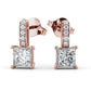 1.88CTW Princess Lab Grown Diamond Drop Earrings