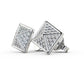 Pyramid Style 0.38CTW Round Lab Grown Diamond Earrings
