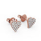 Heart Shape 0.22CTW Lab Grown Diamond Earrings