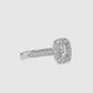 2.16CTW Cushion Halo Diamond Ring