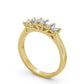 2.00CTW Lab Grown Diamond Five Stone Princess Cut Ring