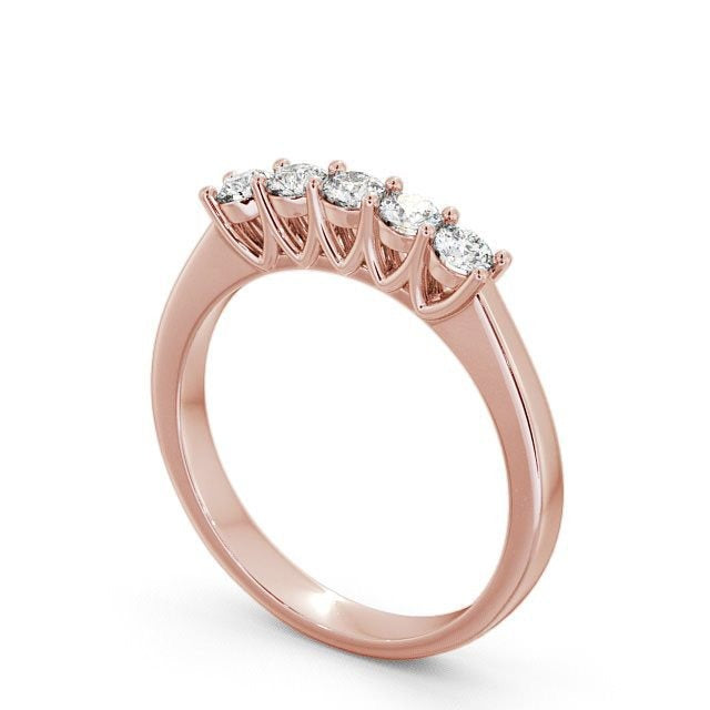 0.50CT Round Five Stone Lab Grown Diamond Ring  customdiamjewel   