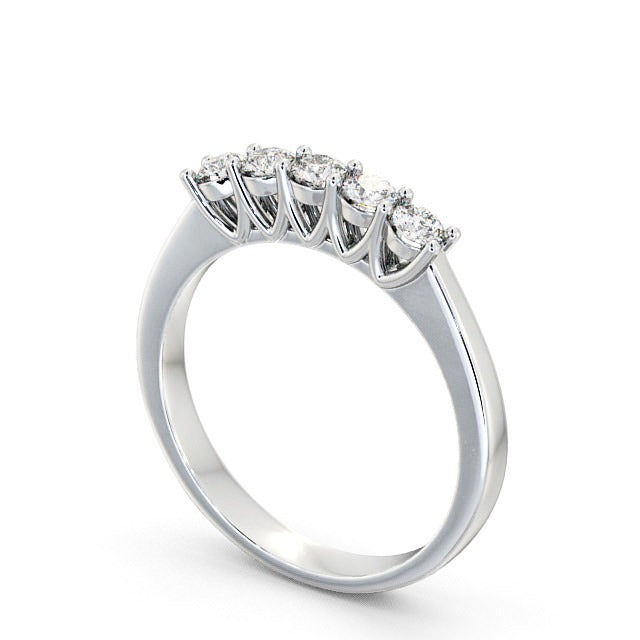 0.50CT Round Five Stone Lab Grown Diamond Ring  customdiamjewel   
