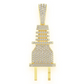 2.15CTW Electric Plug Pendant  customdiamjewel   