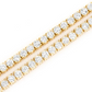 Round Cut Diamond Prong Set Tennis Necklace  customdiamjewel   