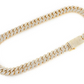 Baguette Diamond Hip Hop Iced Out Cuban Chain Necklace  customdiamjewel   