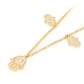 Hand of Hamsa Necklace with Stone Diamond  customdiamjewel   