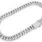 19mm Baguette Diamond Cuban Link Chain For Rappers  customdiamjewel   