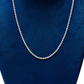 Round Diamond Crown Set Tennis Necklace  customdiamjewel   