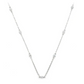 Round Bezel Set Diamond daily wear chain Necklace  customdiamjewel   