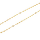 Silver Rose Gold Rosary Bead Women Chain Necklace  customdiamjewel   