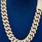 22MM 3 Row Miami Cuban Chain Hip Hop Necklace  customdiamjewel   