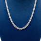 Baguette Diamond Square type Chain Necklace  customdiamjewel   