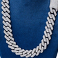 Fully Iced Out Miami Cuban link Chain Necklace  customdiamjewel   