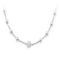Silver Rose Gold Rosary Bead Women Chain Necklace  customdiamjewel   