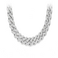 Round Diamond 12mm Miami Cuban Chain Necklace  customdiamjewel   