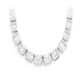 Square baguette Diamond Hip Hop Chain Necklace  customdiamjewel   