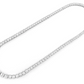 Baguette Round Diamond Link chain Necklace  customdiamjewel   