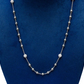 Diamond Rosary Bead Chain Women Necklace  customdiamjewel   
