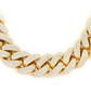 22MM 3 Row Miami Cuban Chain Hip Hop Necklace  customdiamjewel   
