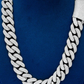 22MM 3 Row Miami Cuban Chain Hip Hop Necklace  customdiamjewel   