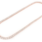 Baguette Round Diamond Link chain Necklace  customdiamjewel   