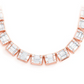 Square baguette Diamond Hip Hop Chain Necklace  customdiamjewel   