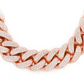 22MM 3 Row Miami Cuban Chain Hip Hop Necklace  customdiamjewel   
