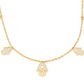 Hand of Hamsa Necklace with Stone Diamond  customdiamjewel   