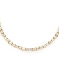 Simple Round Diamonds Tennis Necklace  customdiamjewel   