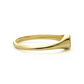 14k Gold Micro Pave Diamond Signet Wedding Ring  customdiamjewel   