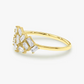 0.55CTW Real Baguette Diamond Stackable Cluster Wedding Band  customdiamjewel   