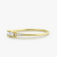 14k Gold Baguette Diamond Stacking Wedding Ring  customdiamjewel   