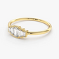 14k Gold Step Cut Alternative Baguette Diamond Wedding Ring  customdiamjewel   