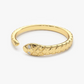 14k Gold Snake Wedding Band With Natural Diamond Eyes  customdiamjewel   