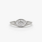 14k Gold Marquise Shape Baguette Diamond Wedding Ring  customdiamjewel 10 KT Solid Gold White Gold VVS-EF