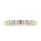 0.59 CTW 14K Solid Gold Moissanite Wedding Band