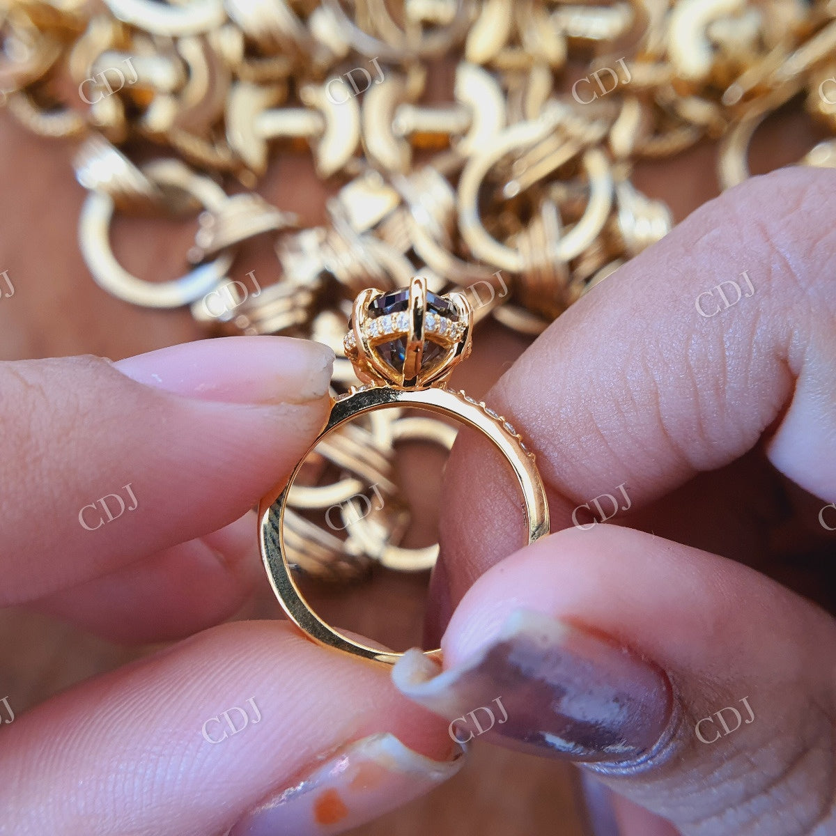 3 Carat Marquise Cut Black Onyx Engagement Ring,14k Solid Gold Ring  customdiamjewel   