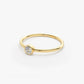 0.25 CTW Solitaire Lab Grown Diamond Bezel Set Engagement Ring  customdiamjewel   