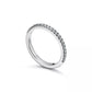 0.17 CTW Natural Diamond Half Eternity Ring  customdiamjewel   
