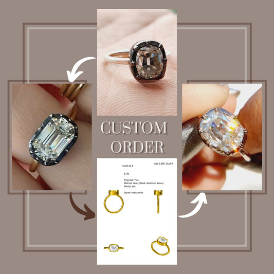 Georgian Victorian Style Engagement Ring customdiamjewel