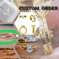 Classic 2.60 Pear Cut Moissanite Engagement Ring,White Sapphire Solitaire Ring with star band on the pretty ring band  customdiamjewel   