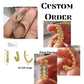 3mm Round Brilliant Cut Moissanite Half Hoop Earrings  customdiamjewel   
