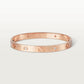 0.42CTW Minus Diamond Bracelet  customdiamjewel 10 KT Solid Gold Rose Gold VVS-EF