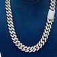 Cuban Link Chain 14K Gold Diamond Hip Hop Necklace  customdiamjewel   