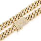 Hip Hop Iced Out Diamond Cuban Chain Necklace  customdiamjewel   