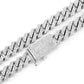 Hip Hop Iced Out Diamond Cuban Chain Necklace  customdiamjewel   