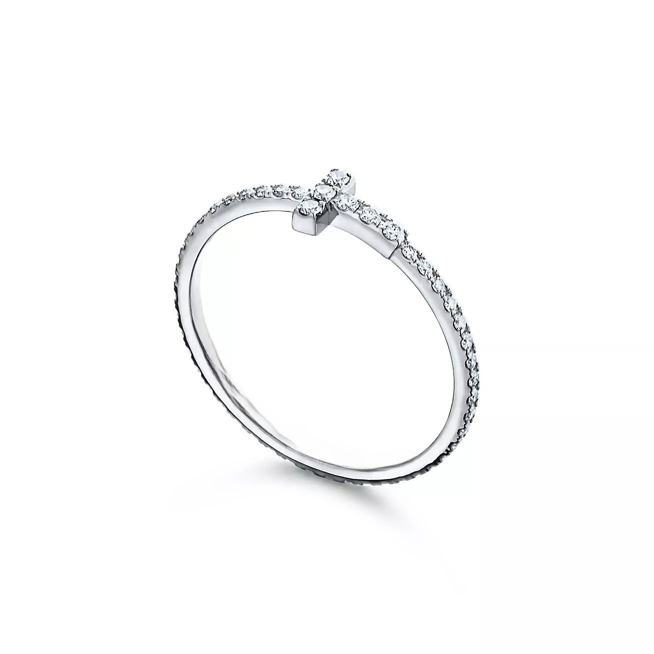 0.20 CTW Natural Diamond Bar Wire Band Ring  customdiamjewel   