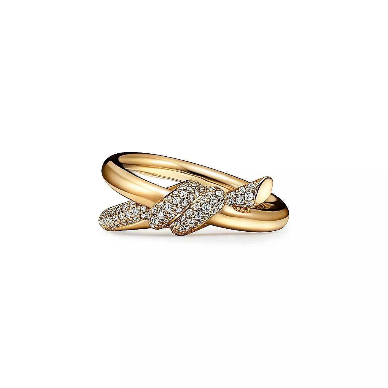 0.31 CTW Luxury Double Row Natural Diamond Rings  customdiamjewel 10KT Yellow Gold VVS-EF